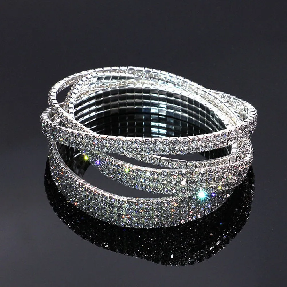 1-5 Rows Anklet chain Crystal Chain