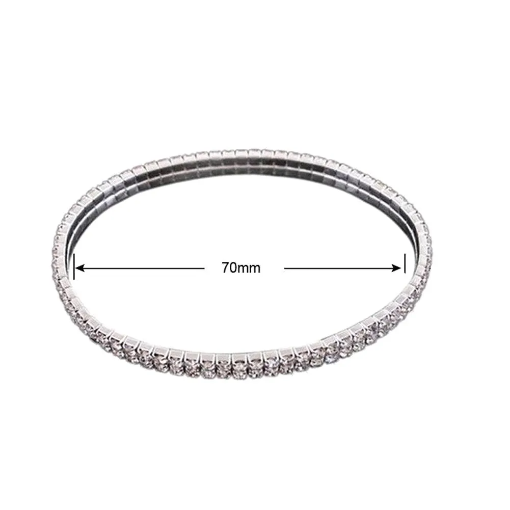 1-5 Rows Anklet chain Crystal Chain