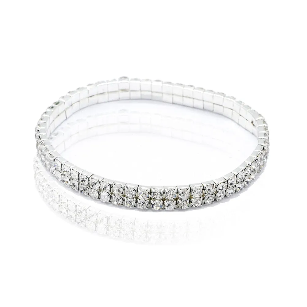 1-5 Rows Anklet chain Crystal Chain