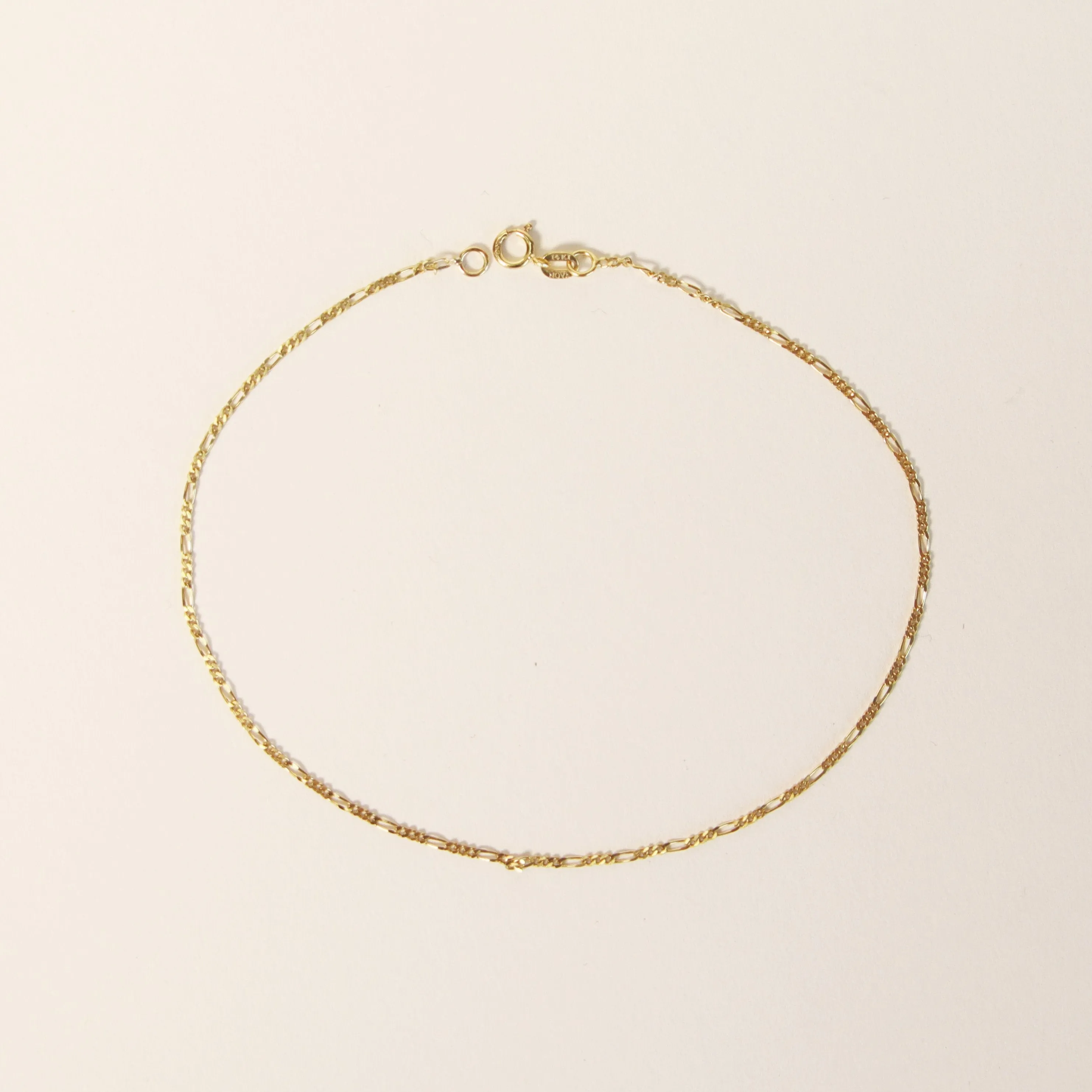 1.2MM Figaro Anklet