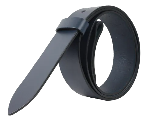 1.75 Inch (45mm) Blue Belt Strap for Removable Buckles Chicago Screws