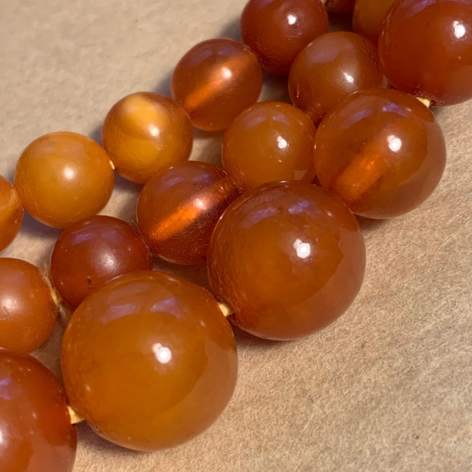 1920's Baltic Amber Necklace