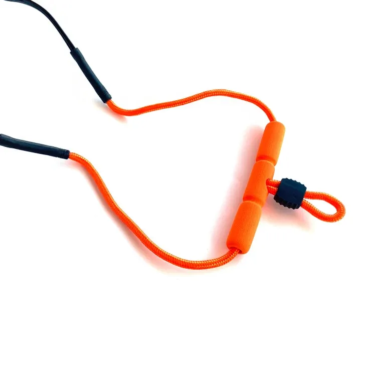 2 PCS Beach Snorkeling Floating Anti-drop Sports EVA Tube Sunglasses Chain Glasses Chain(Orange)