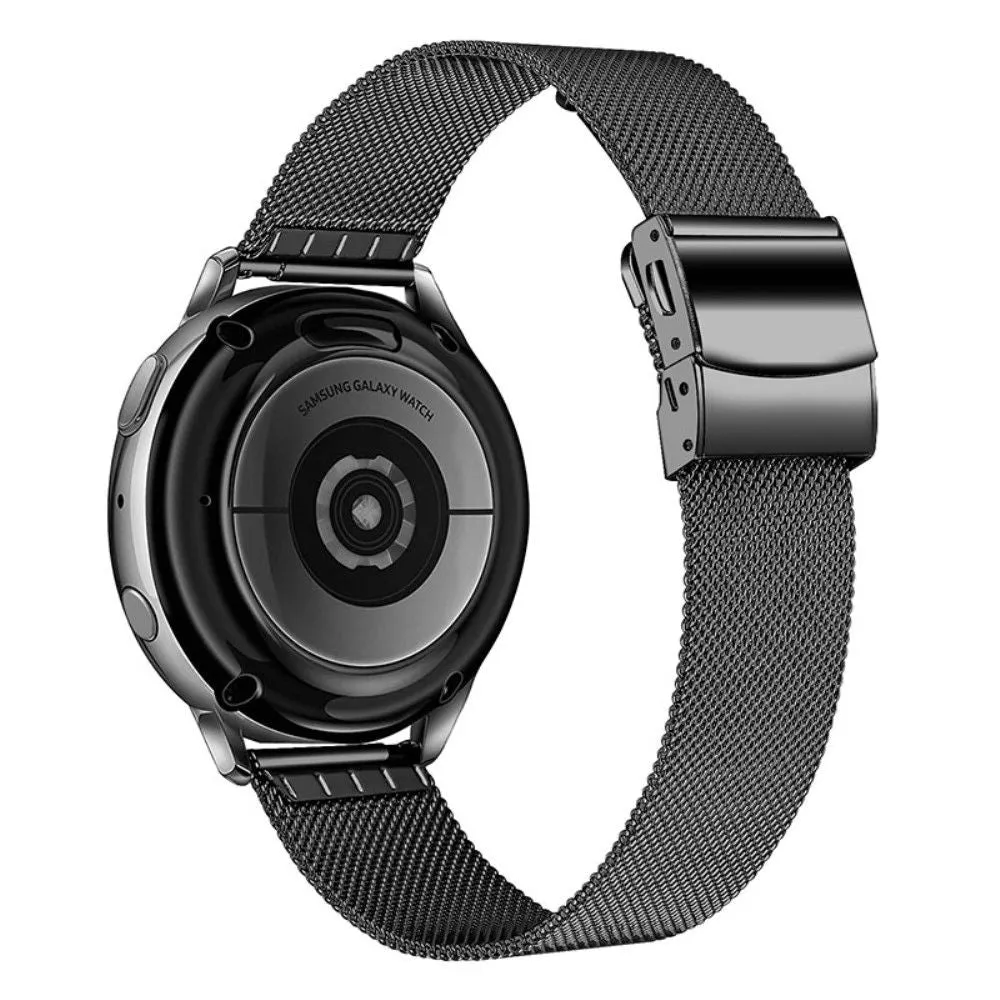 22mm Samsung Galaxy Watch (46mm) / Gear S3 stainless steel watch strap - Black