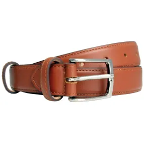 30 mm Sartorial Buffed Leather Belt Sienna