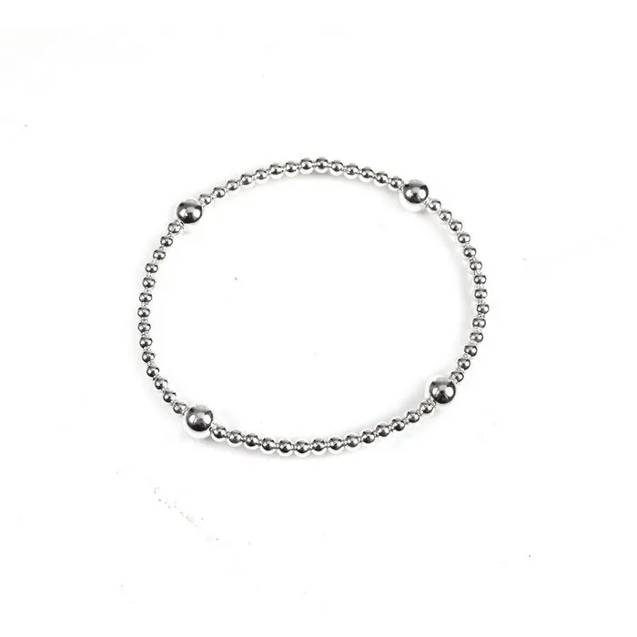 3MM AND 6MM BALL BRACELET
