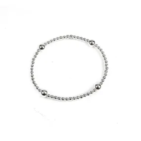 3MM AND 6MM BALL BRACELET