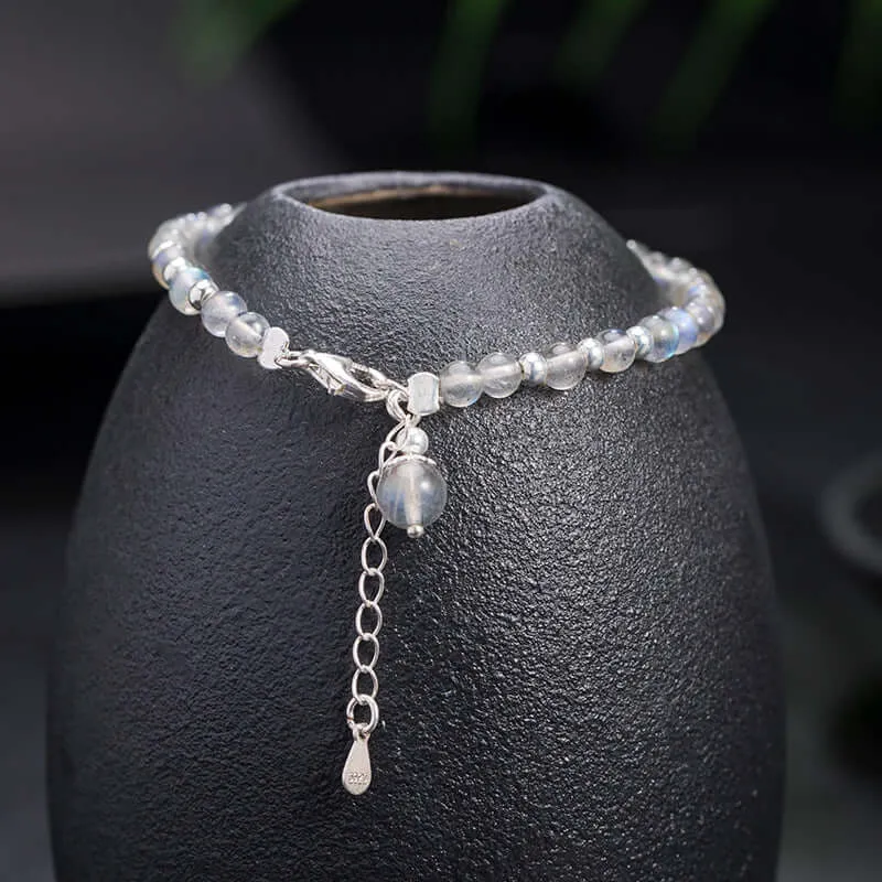 925 Silver Moonstone Bracelet