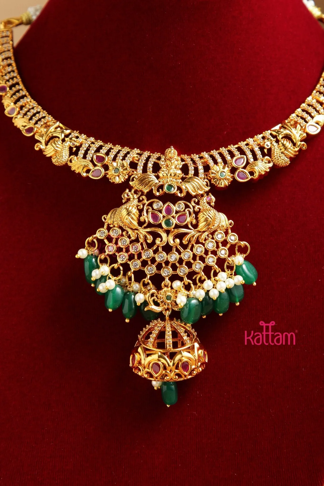 Amara - Peacock Beaded Necklace