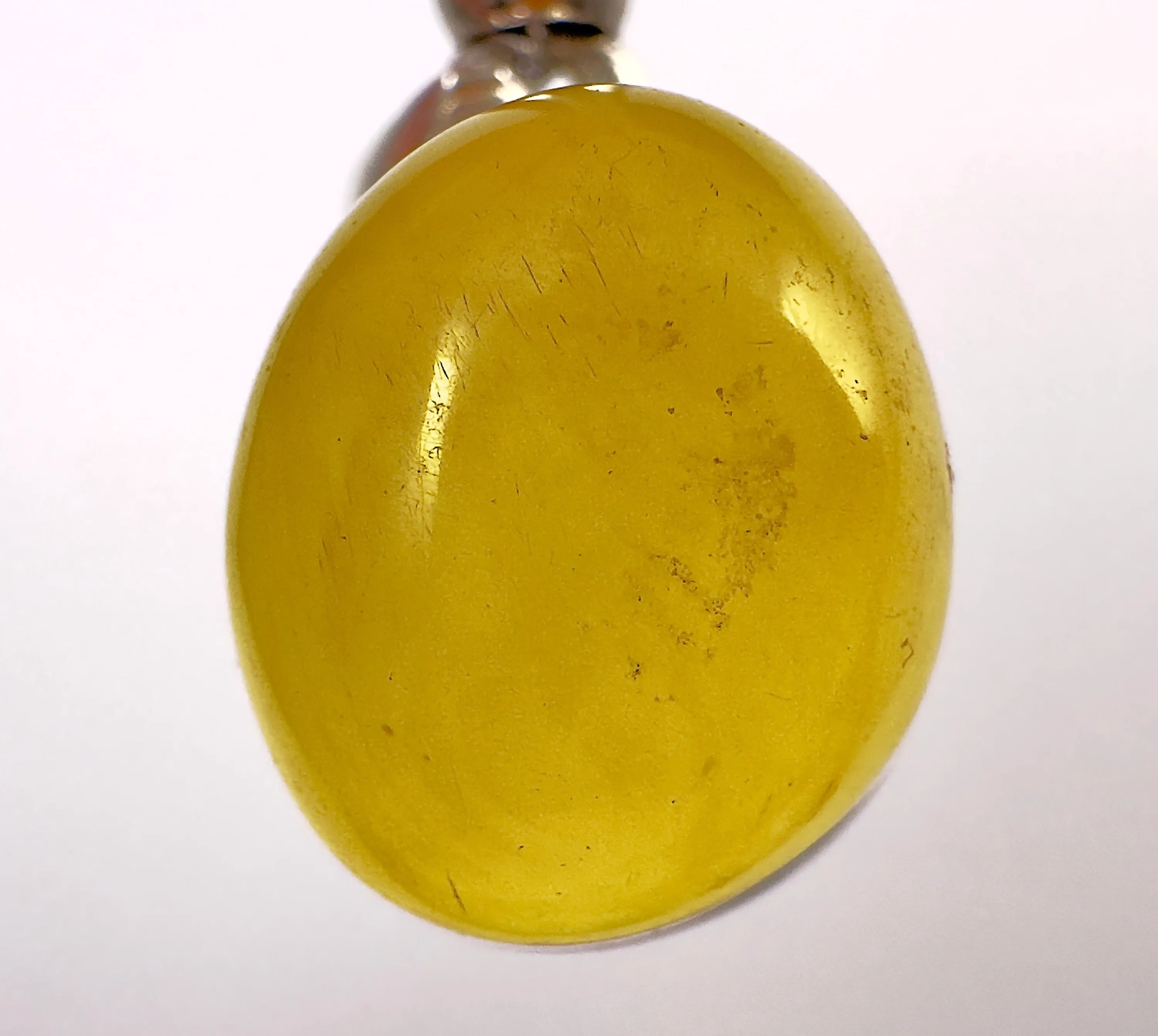 AMBER Pendant - AAA, Sterling Silver - Crystal Pendant, Fine Jewelry, Healing Crystals and Stones,  53418