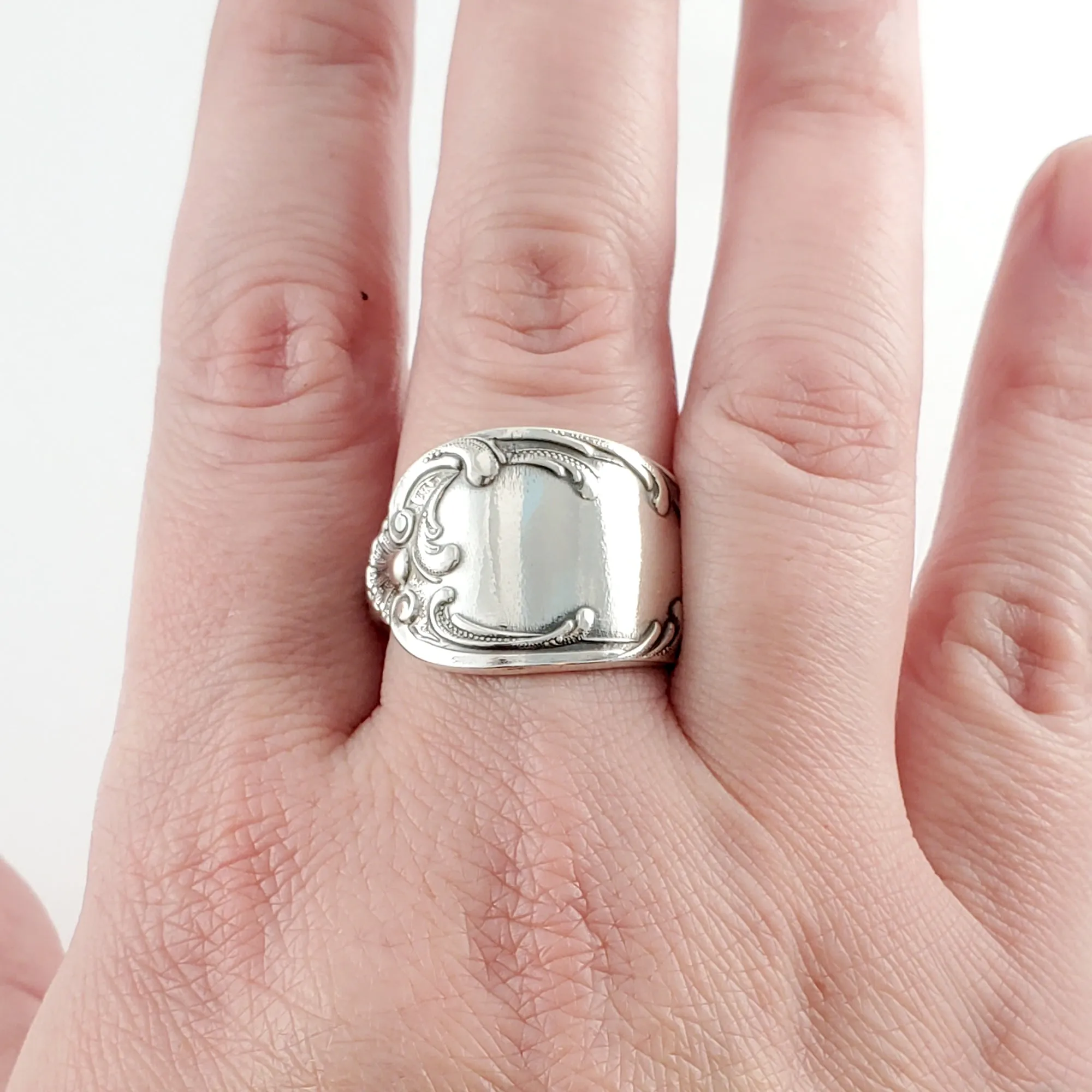 Antique Valsodo Italian Filigree Spoon Ring