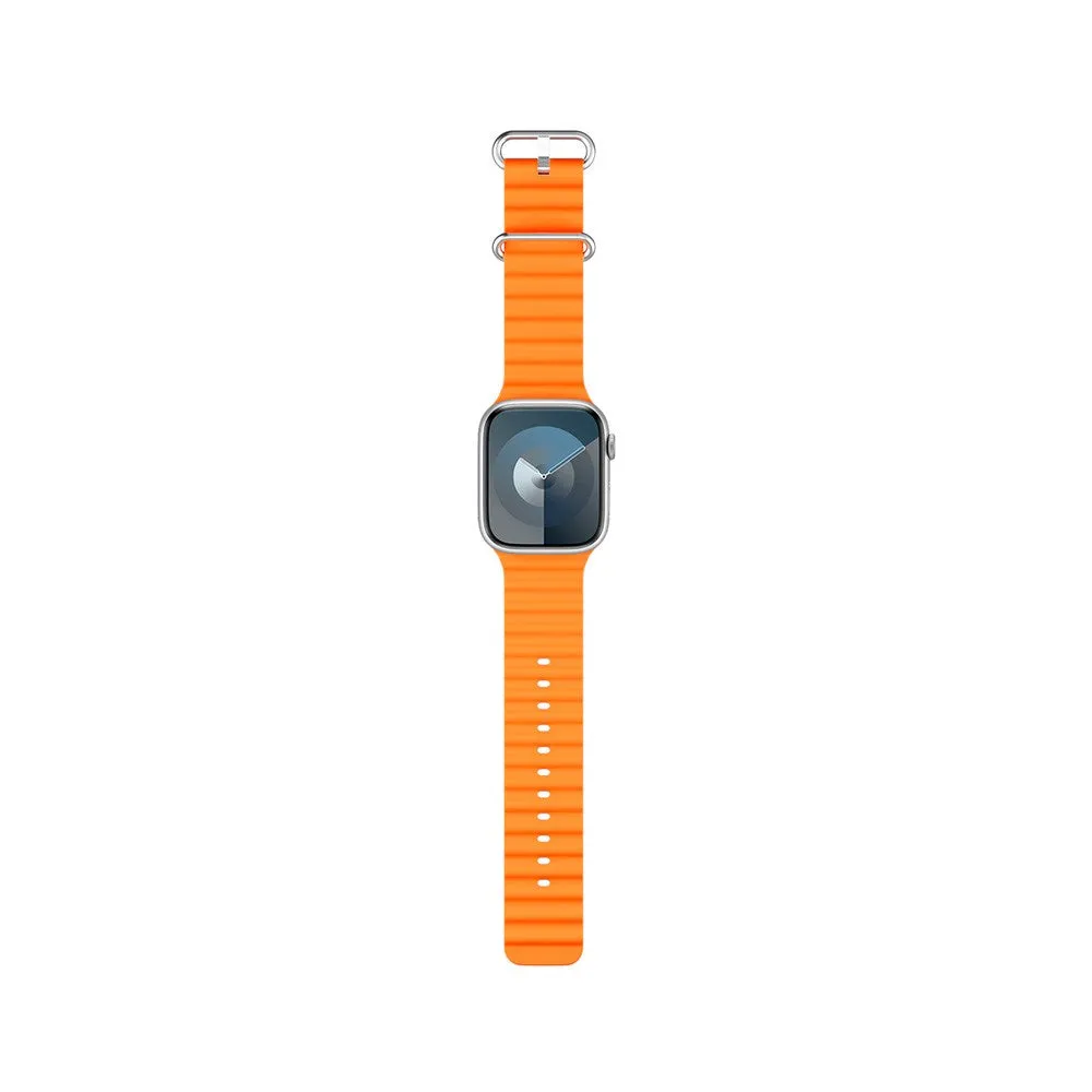 Apple Watch (38/40/SE/41/42mm) Epico Ocean Silikone Rem - Orange