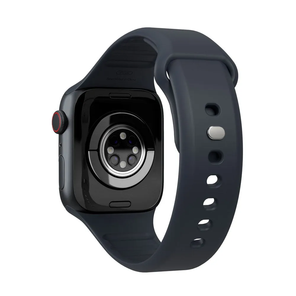 Apple Watch (38/40/SE/41/42mm) Vonmählen Classic Band 2 Genanvendt Silikone Rem - Blå