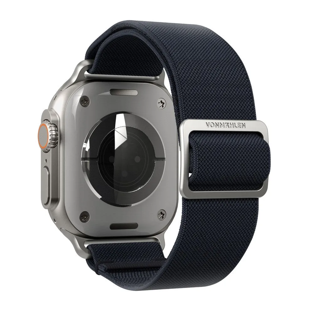 Apple Watch (38/40/SE/41/42mm) Vonmählen Classic Nylon Loop Rem - Navy