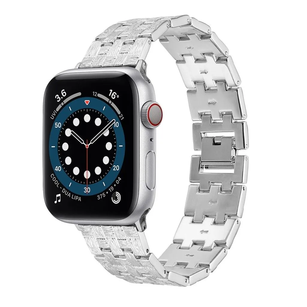 Apple Watch 40mm textured aluminum alloy watch strap - Silver