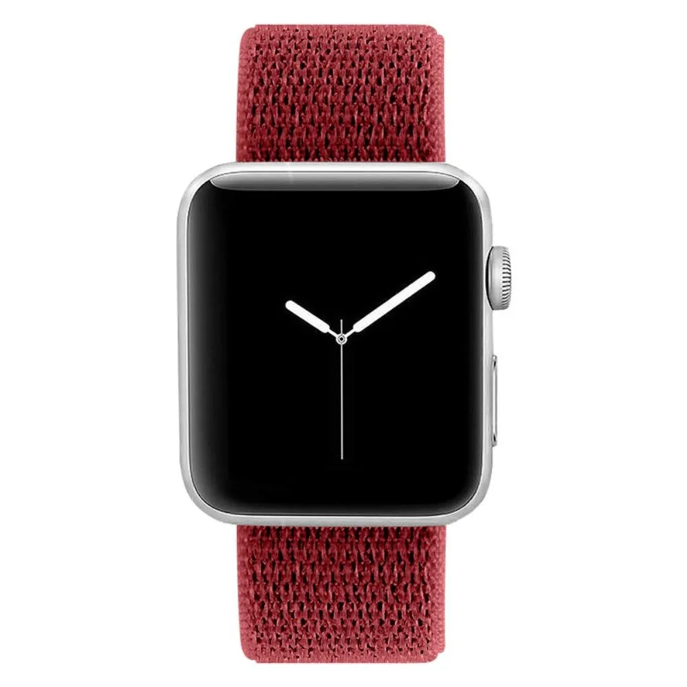 Apple Watch (45mm) nylon watch strap - Red