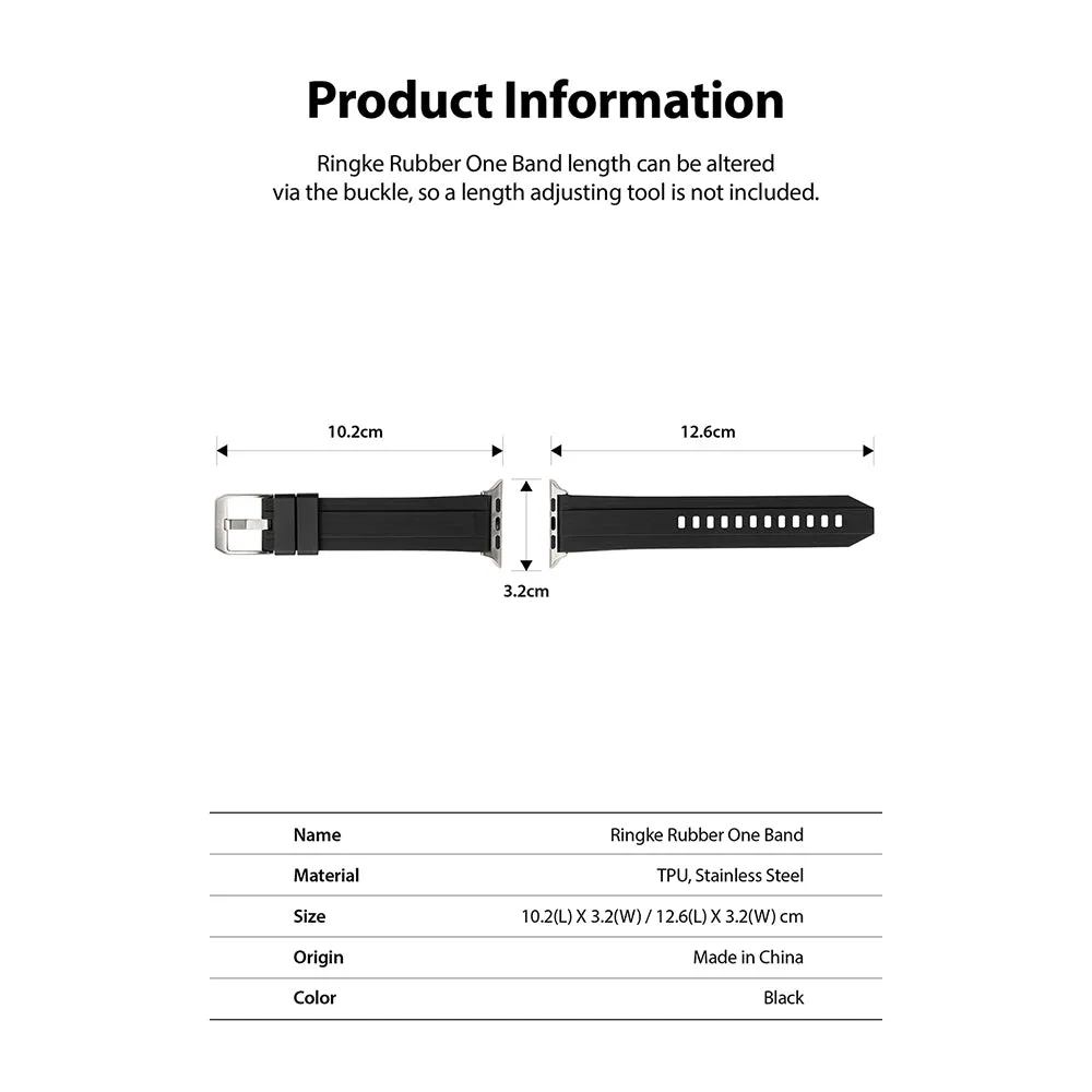 Apple Watch 49mm / 45mm / 44mm / 42mm | Rubber One Band