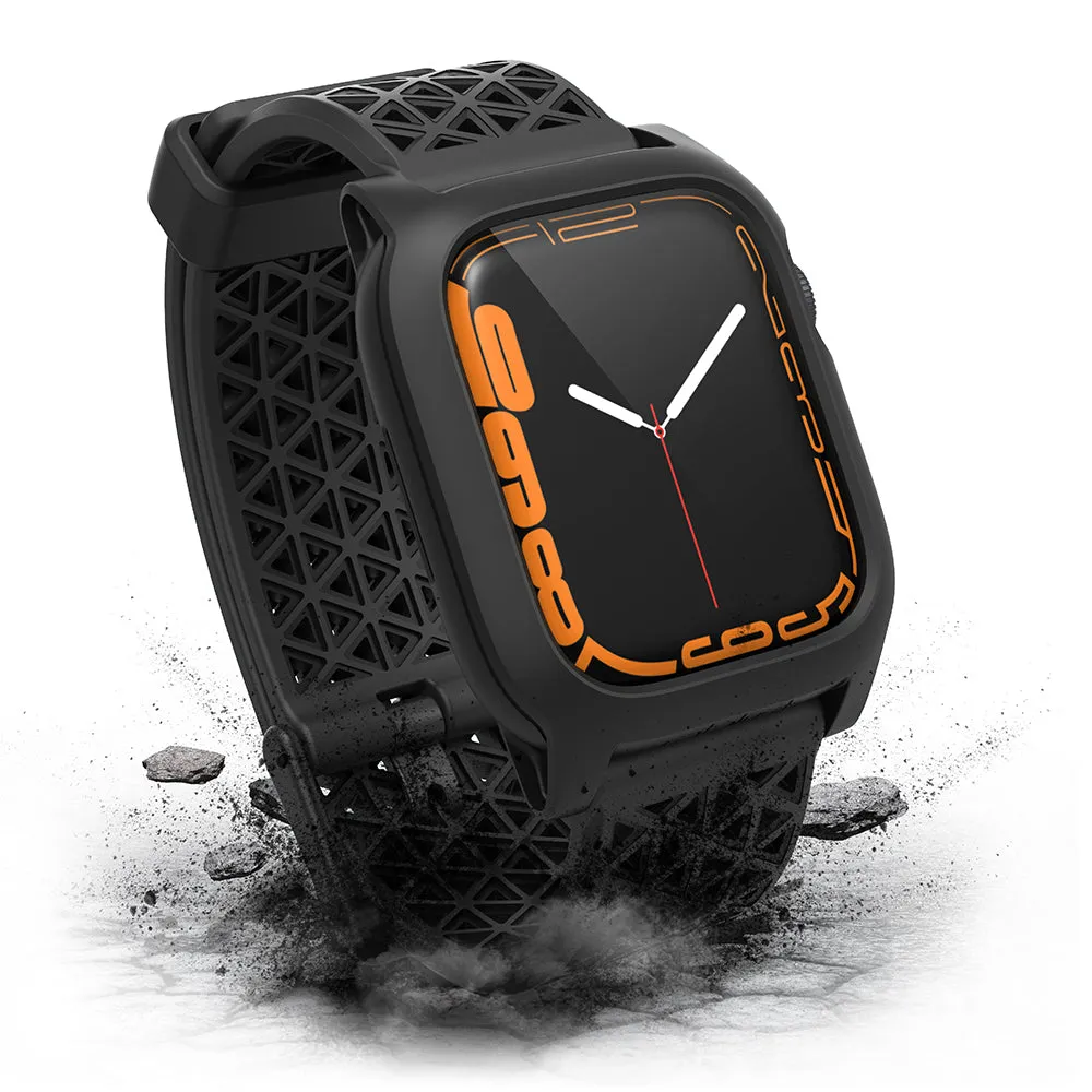 Apple Watch Series 9/8/7, 41mm/45mm - Drop Proof, Active Defense Case   Sport Band