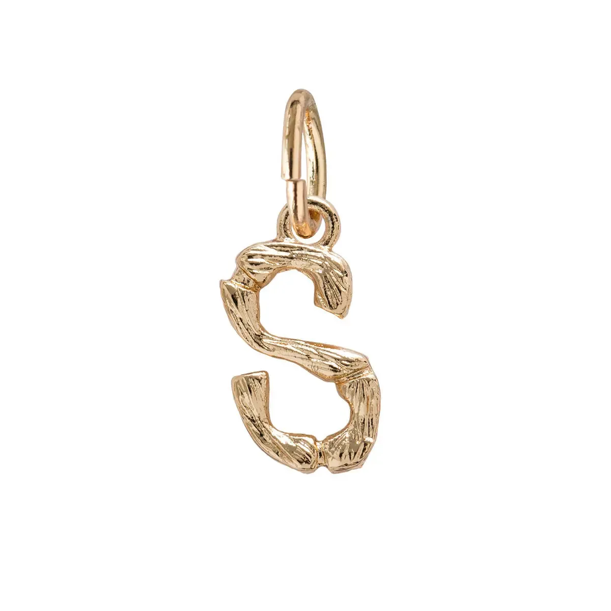Bamboo Letter Pendant