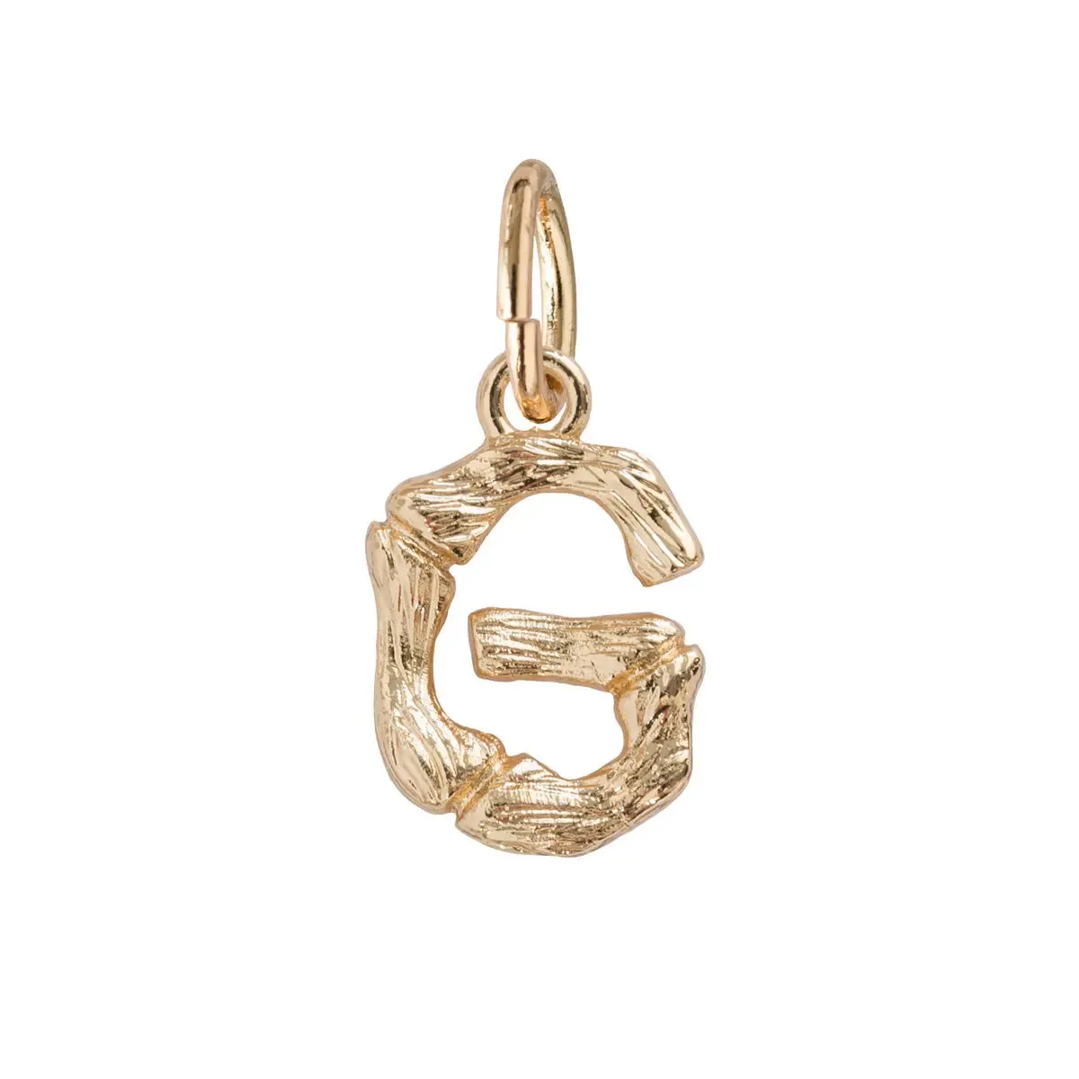 Bamboo Letter Pendant