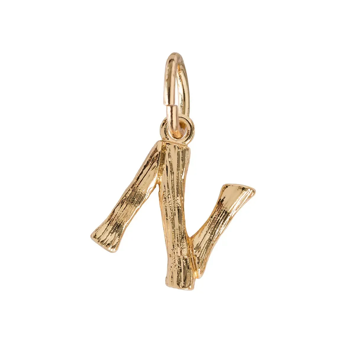 Bamboo Letter Pendant