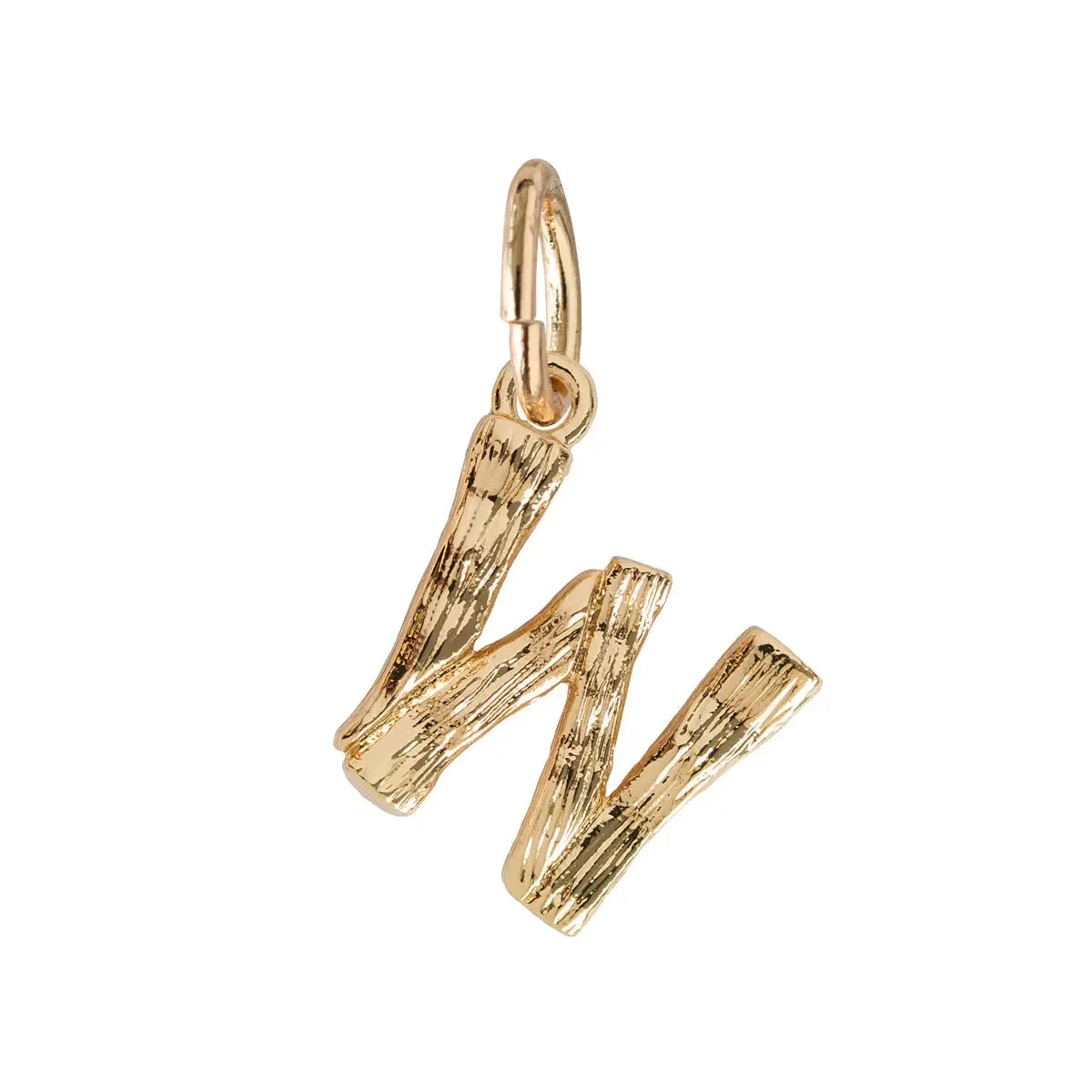 Bamboo Letter Pendant