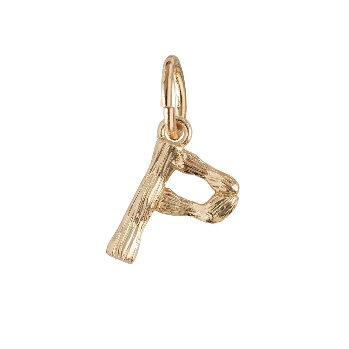 Bamboo Letter Pendant