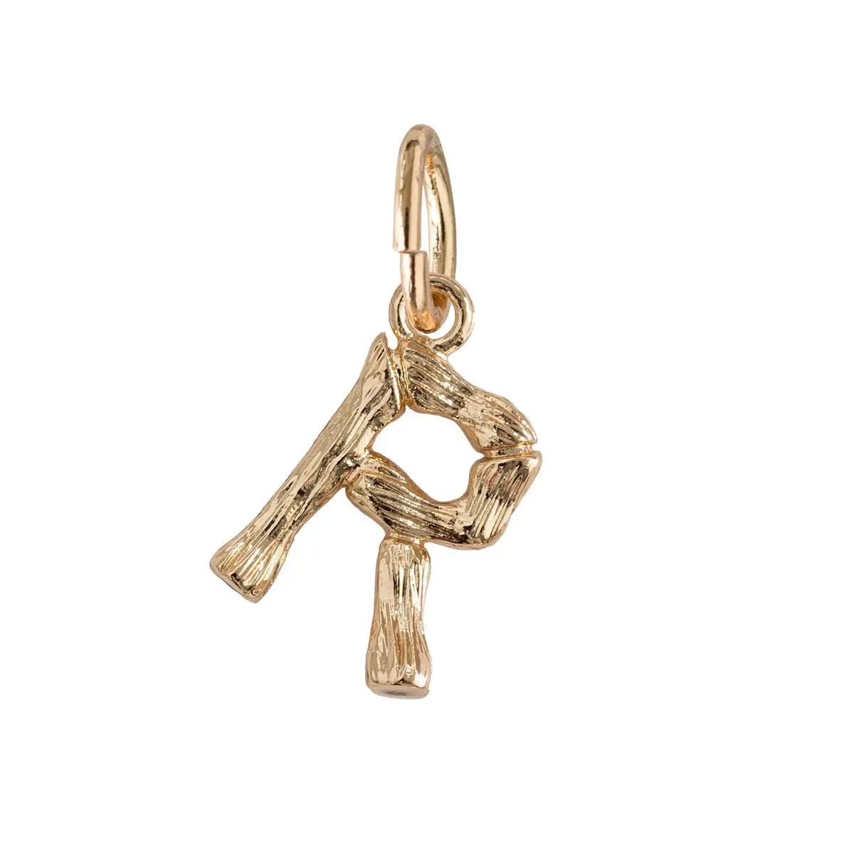 Bamboo Letter Pendant