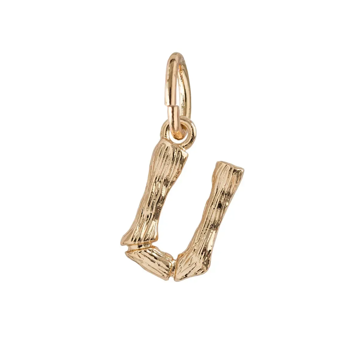 Bamboo Letter Pendant