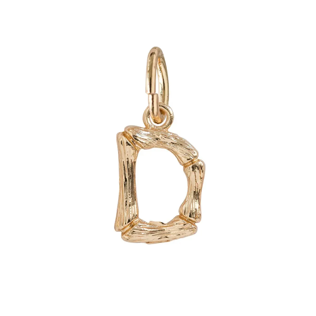 Bamboo Letter Pendant