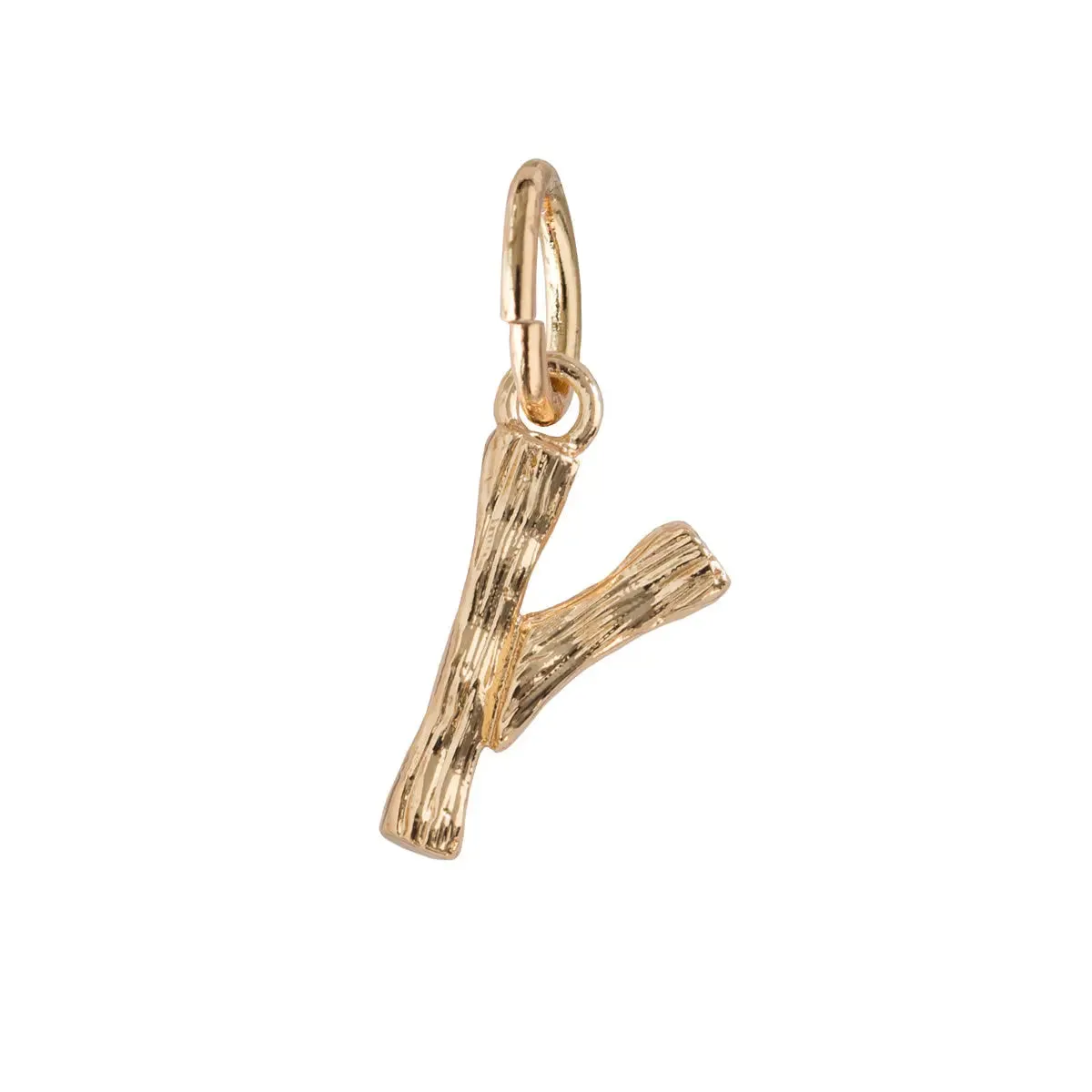 Bamboo Letter Pendant