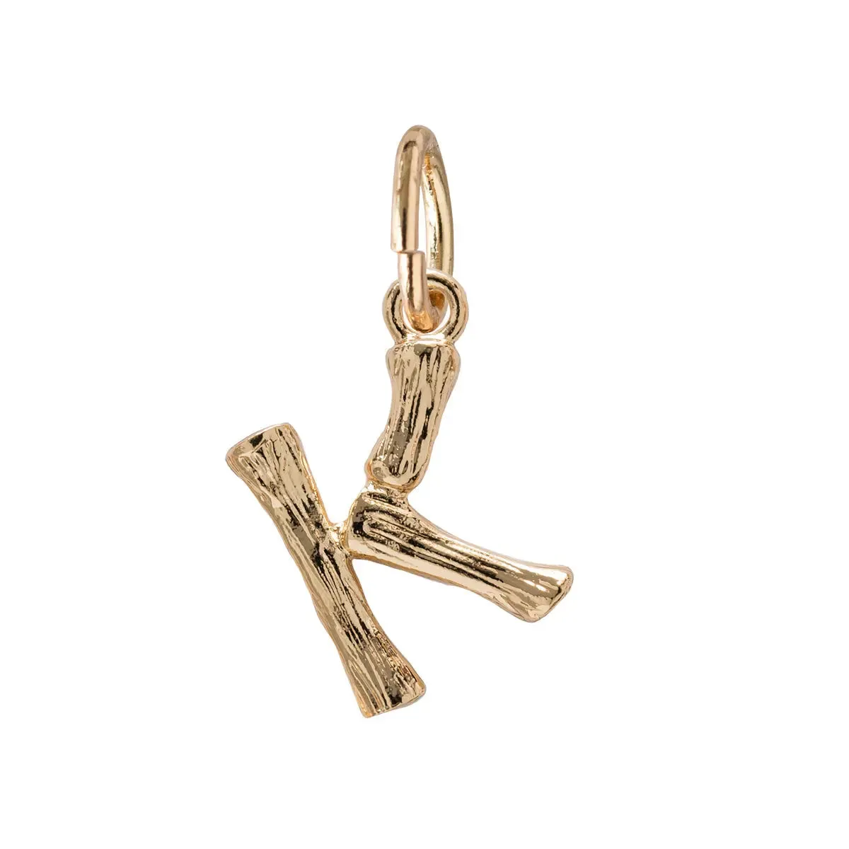 Bamboo Letter Pendant