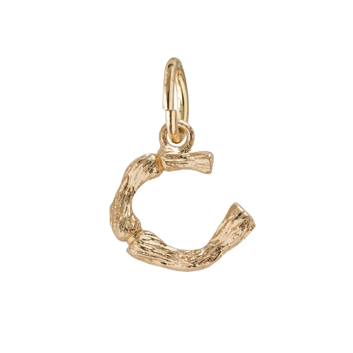 Bamboo Letter Pendant