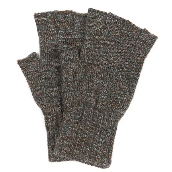 Barbour Fingerless Gloves - Green