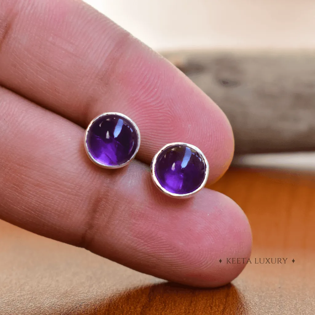 Basic - Amethyst Stud