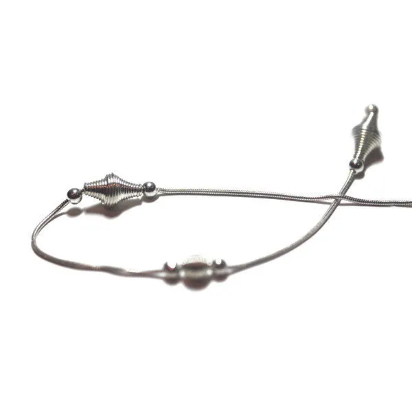 Bees Sterling Silver Anklet Bracelet