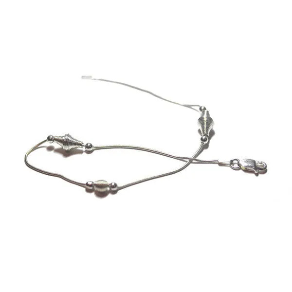 Bees Sterling Silver Anklet Bracelet