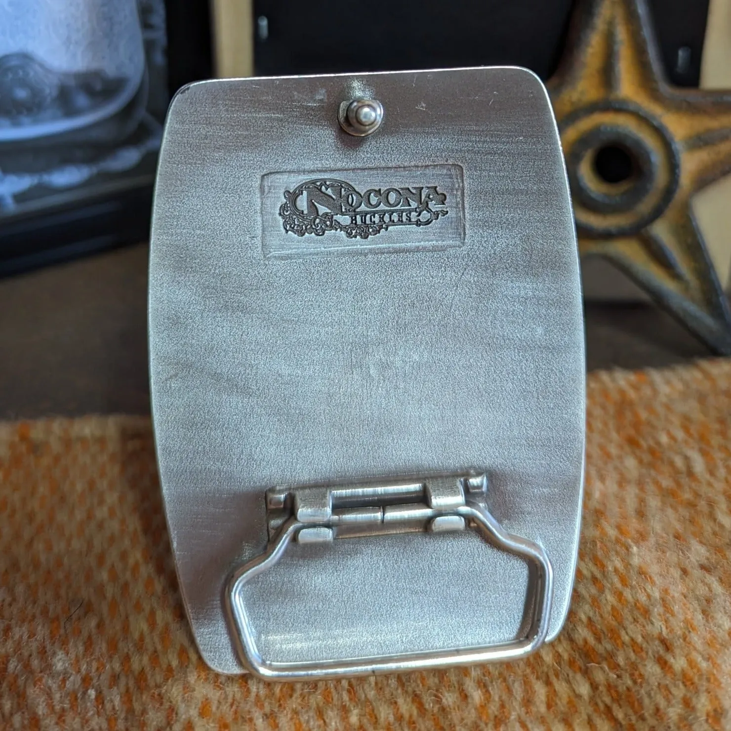 Belt Buckle Aztec Longhorn by Nocona  37716