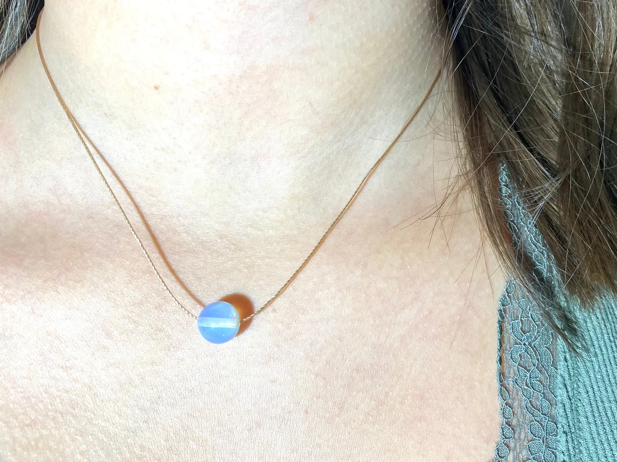 Birthstone Crystal Bead Necklace