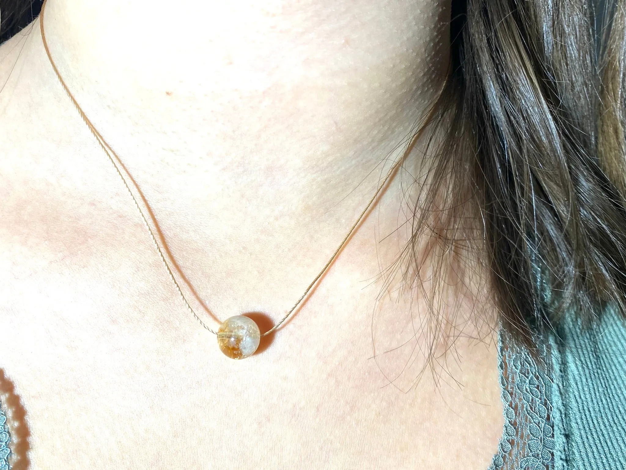 Birthstone Crystal Bead Necklace