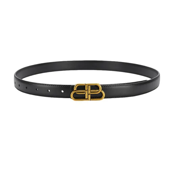 Black Women Genuine Leather Belt 黑色女士真皮皮带 KCBELT1025