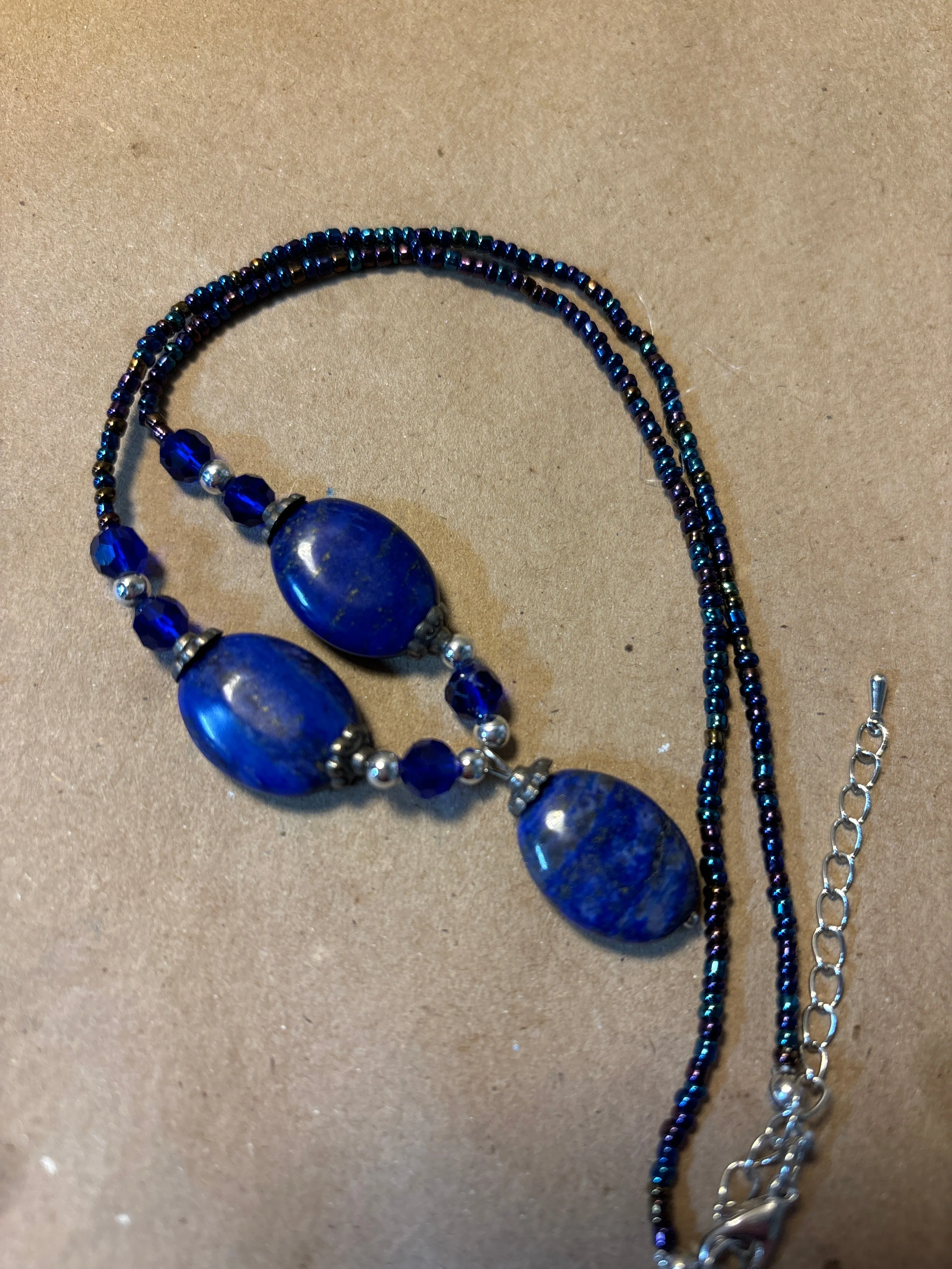 Blue Beaded Necklace
