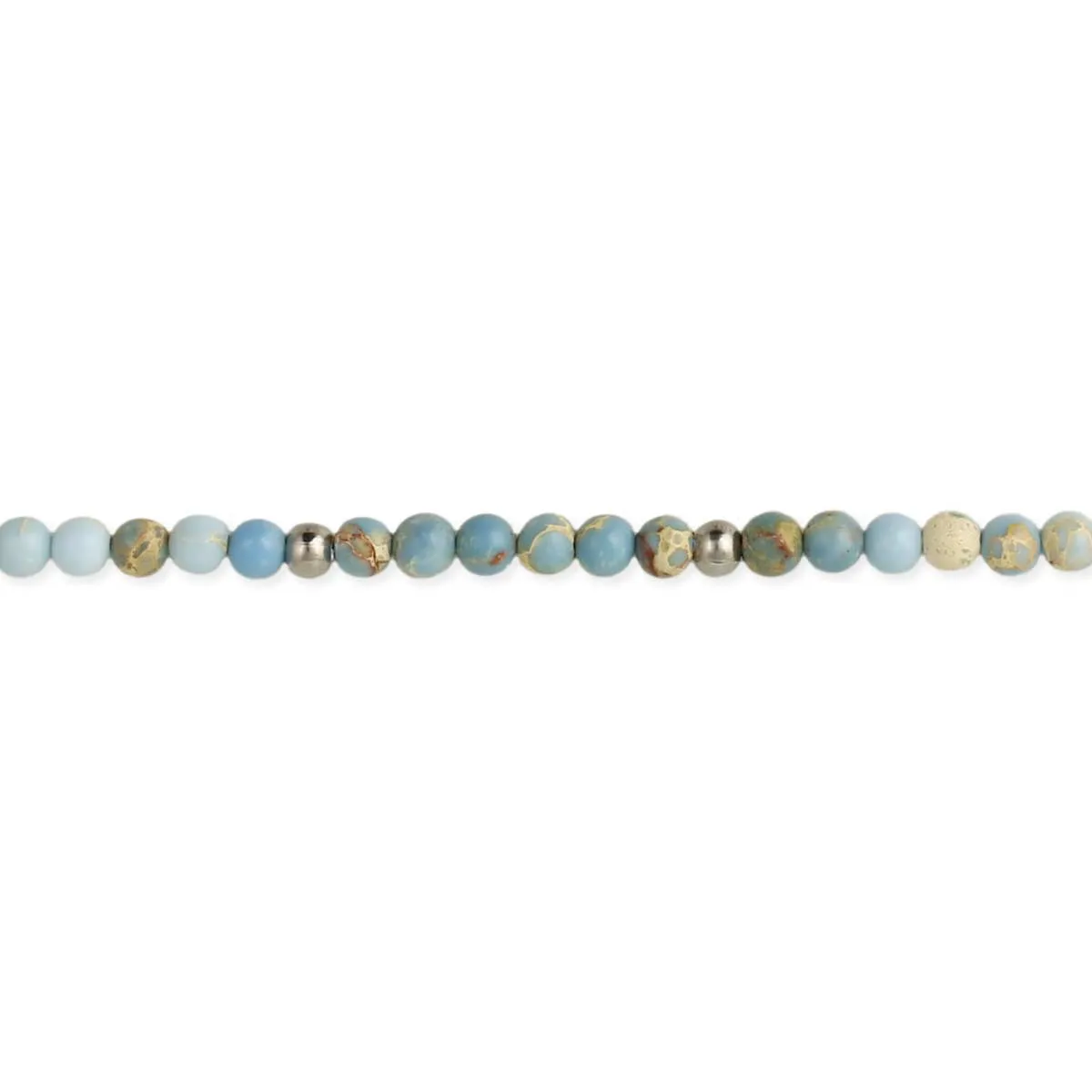 Blue Jasper Bead Anklet