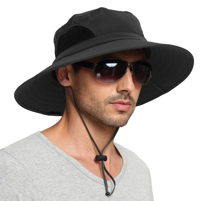 Boonie Hat - Waterproof Sun Hat - Wide Brim Bucket Style