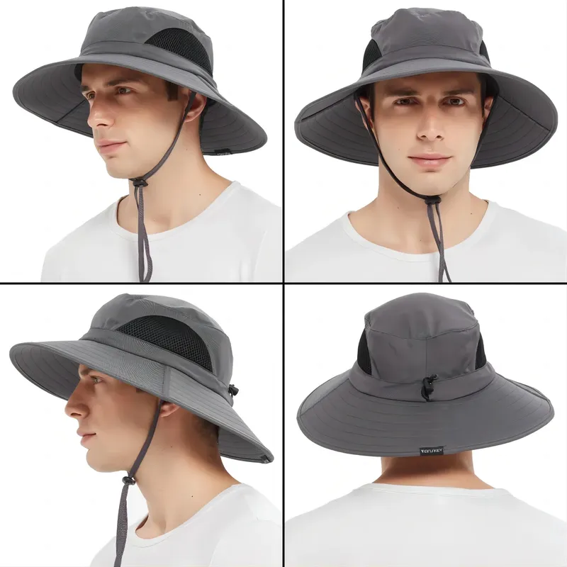 Boonie Hat - Waterproof Sun Hat - Wide Brim Bucket Style