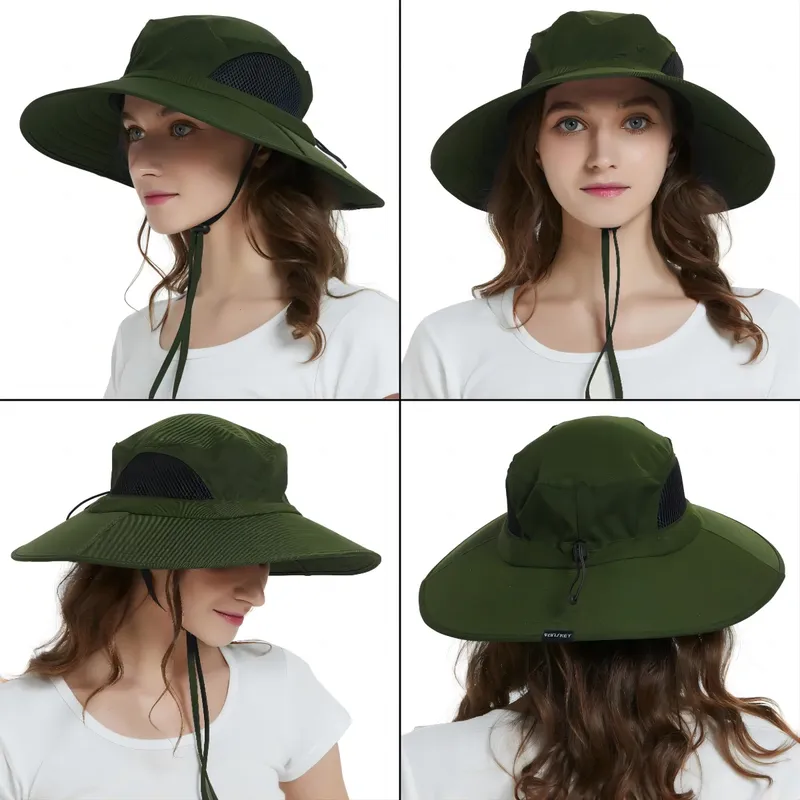 Boonie Hat - Waterproof Sun Hat - Wide Brim Bucket Style