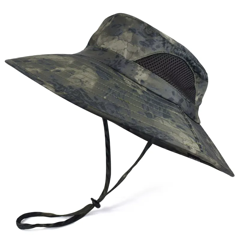 Boonie Hat - Waterproof Sun Hat - Wide Brim Bucket Style
