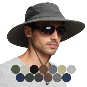Boonie Hat - Waterproof Sun Hat - Wide Brim Bucket Style