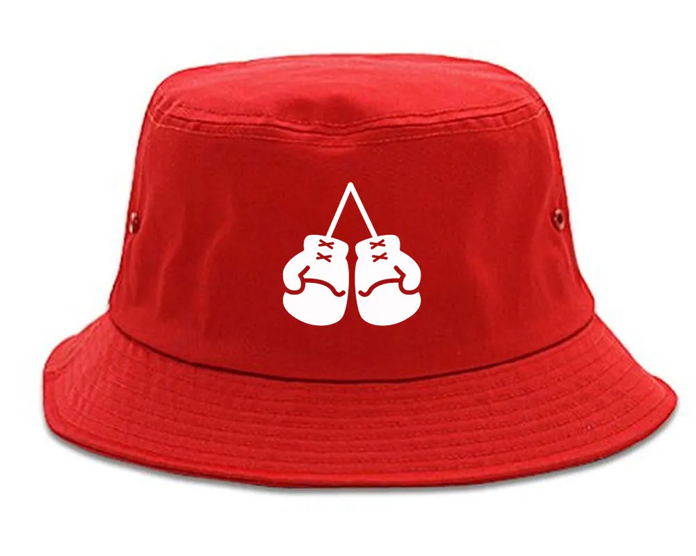 Boxing Gloves Chest Mens Bucket Hat