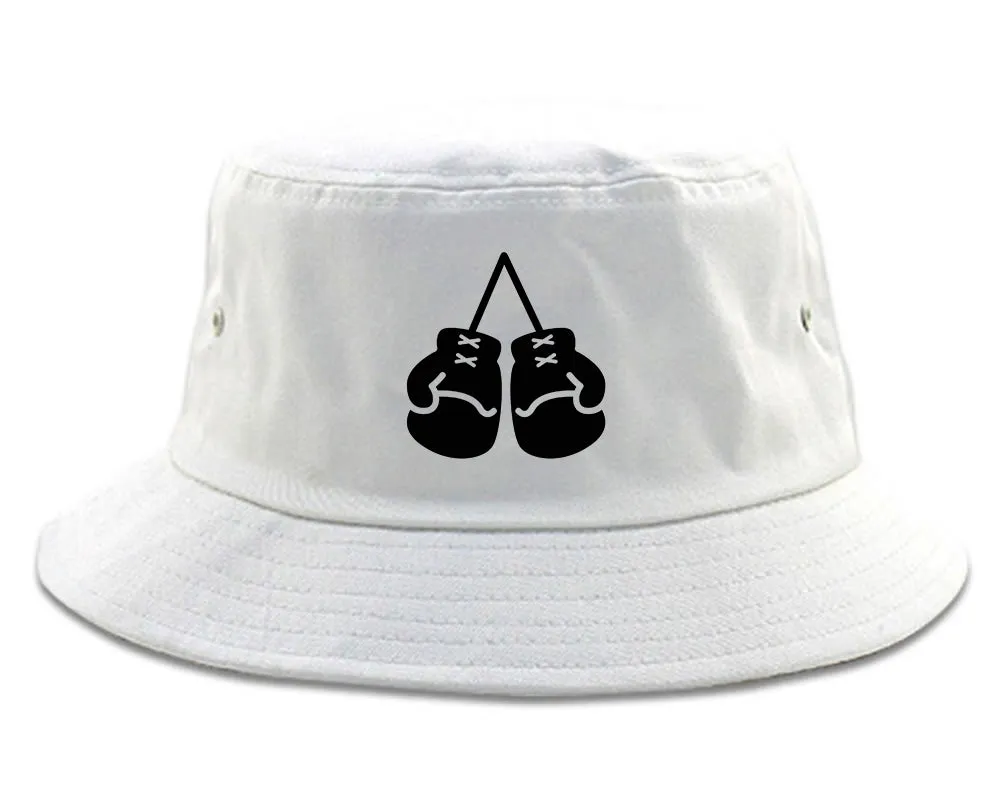 Boxing Gloves Chest Mens Bucket Hat